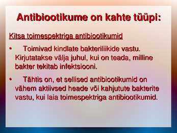 Antibiootikumid #7