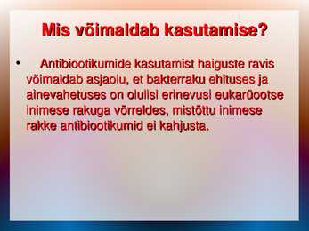 Antibiootikumid #9
