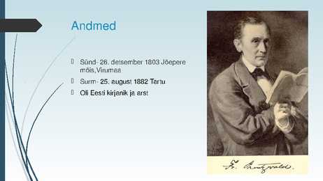 Friedrich Reinhold Kreutzwald #2