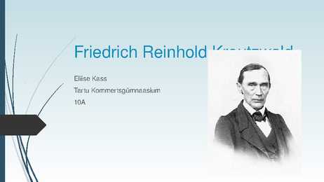 Friedrich Reinhold Kreutzwald