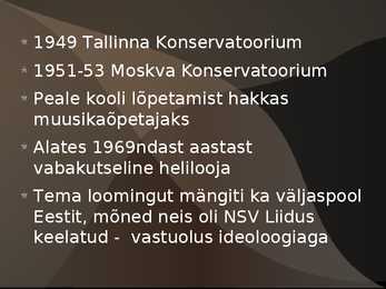 Veljo Tormis #3
