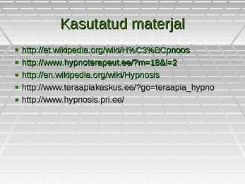 Hüpnoos #11