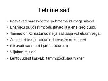 Segamets-lehtmets ja okasmets #3