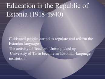 Education in Estonia #6