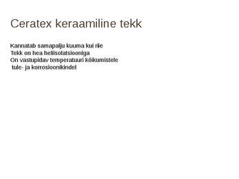Keraamilised kiud #5