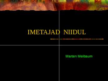 IMETAJAD NIIDUL