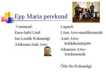 EPP MARIA KOKAMÄGI #3