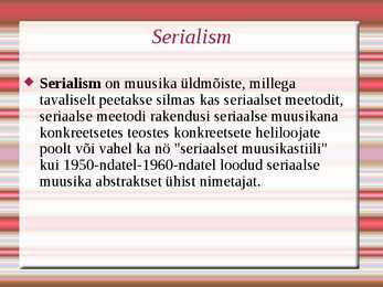 Serialism #2