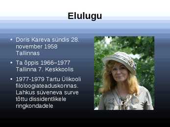 Esitlus Doris Karevast #2
