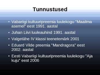 Esitlus Doris Karevast #7