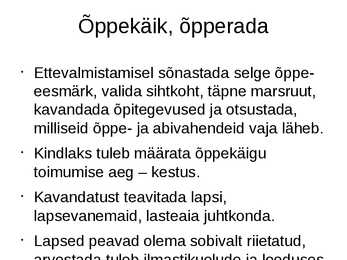 Loodusalaste õpitegevuste organiseerimise vormid ja meetodid #5