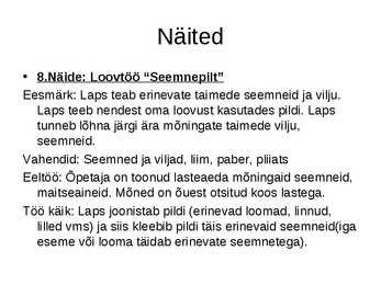 Loovtööd loodusõpetuses #17