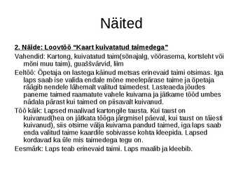 Loovtööd loodusõpetuses #6