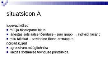 Mõjustamispsühholoogia ettekanne #5