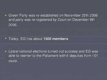 The Estonian Green Party #5