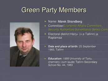 The Estonian Green Party #8
