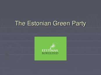 The Estonian Green Party
