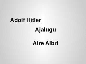 Adolf Hitler
