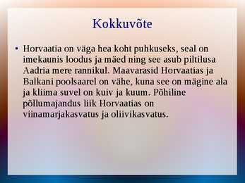 Horvaatia ehk Kroaatia #12