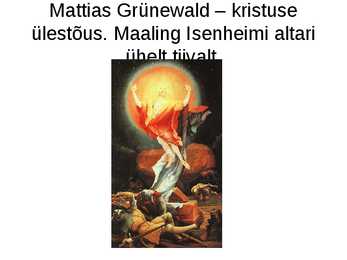 Saksa kunst 15 -16-saj #2