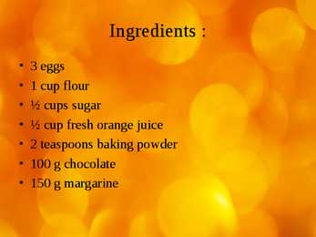 Orange cake #2