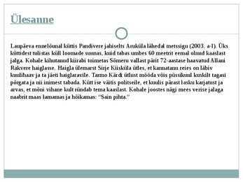 Jahiseadus #8