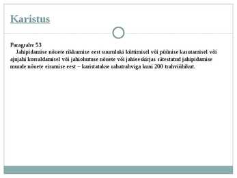 Jahiseadus #10