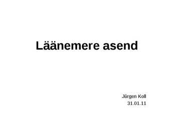 Läänemere asend