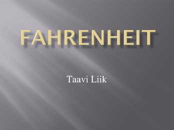 Fahrenheit