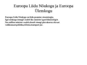 Euroopa Liit esitlus #10