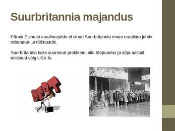 Suurbritannia-peale Esimest maailmasõda #2