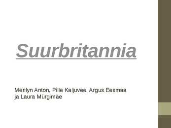 Suurbritannia-peale Esimest maailmasõda