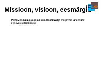 Oma ettevõtte koostamise plaan-Esitlus #19