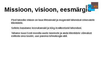 Oma ettevõtte koostamise plaan-Esitlus #21