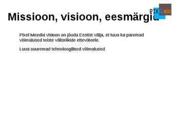 Oma ettevõtte koostamise plaan-Esitlus #23