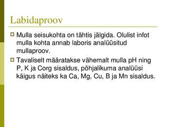 Mahepõllundus #5