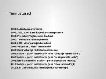 Andrus Kivirähki ja  Mees kes teadis ussisõnu-powerpoint #4