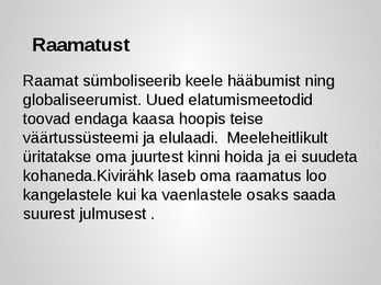 Andrus Kivirähki ja  Mees kes teadis ussisõnu-powerpoint #7