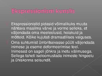 Ekspressionism #3