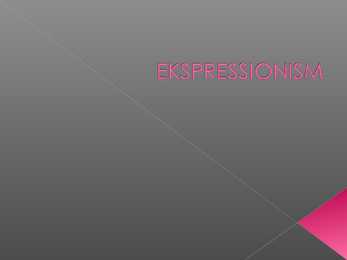 Ekspressionism