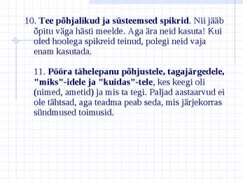 Kontroltööks õppimine #6