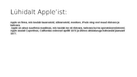 Apple #2
