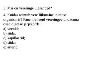 Vereringeelundkond #10