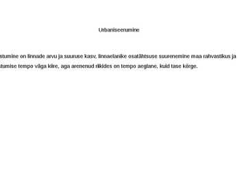 Linnastumine-Autostumine #2