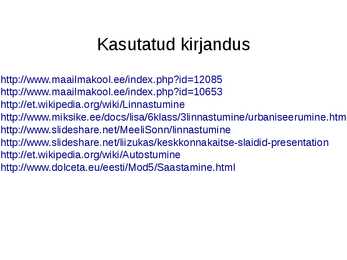 Linnastumine-Autostumine #11