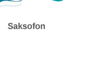 Saksofon