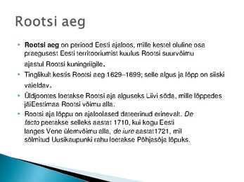 Eesti barokki ajal #7