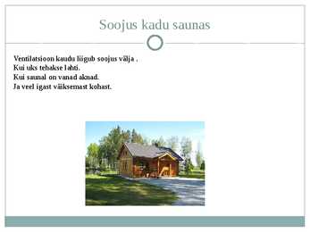 Soojushähtus saunas #8