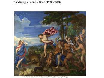Dionysos Bacchus ja Ariadne #2