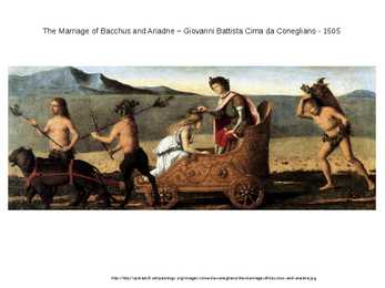 Dionysos Bacchus ja Ariadne #6